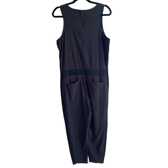 NWT ATHLETA Brooklyn Jumpsuit Black Women's 12 Pockets Comfort Stretch MSRP$129 - Picture 4 of 16